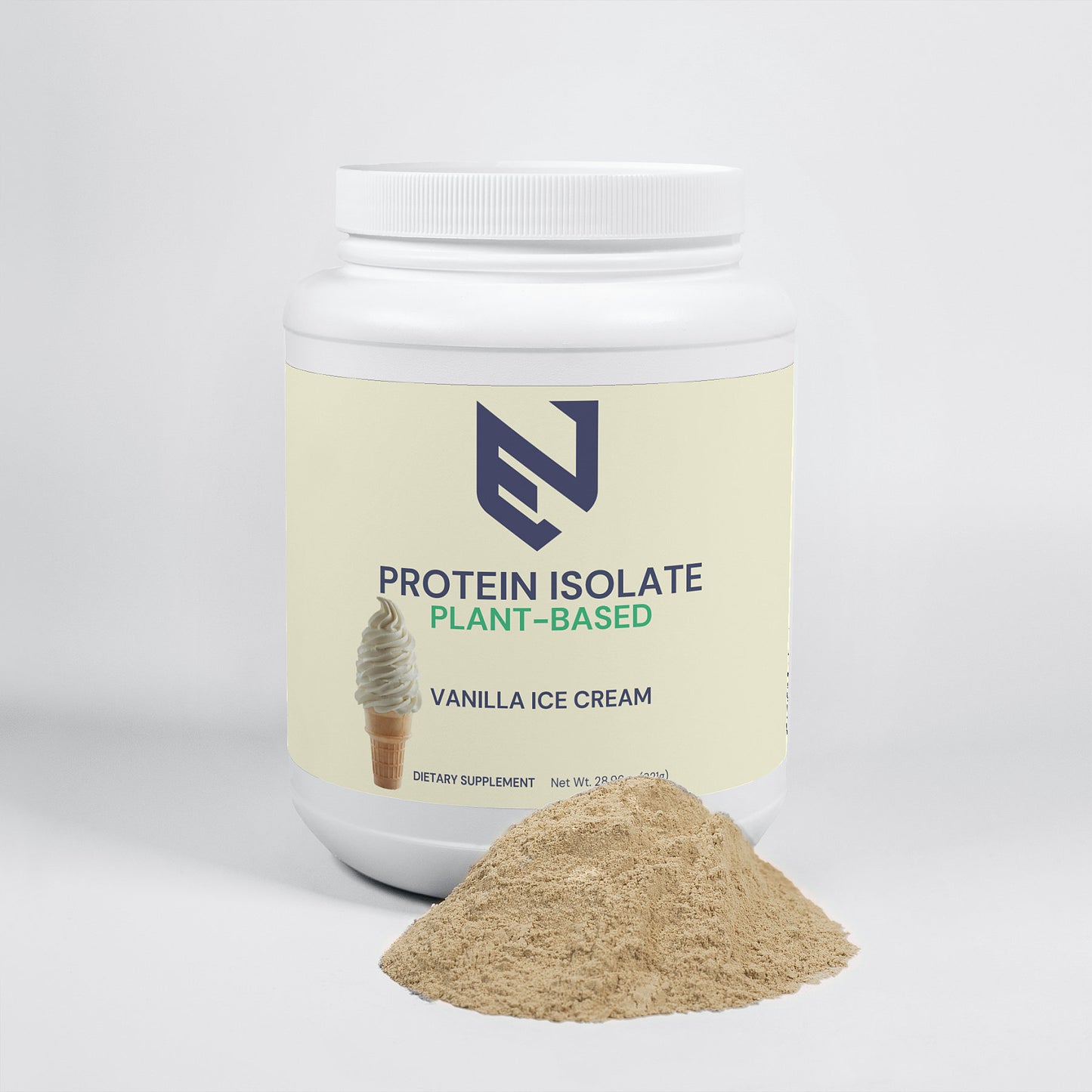 Plant-Based Protein Isolate (Vanilla Ice Cream)